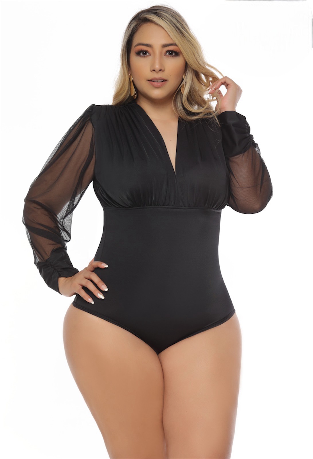 Body reductor Plus Size negro 8008